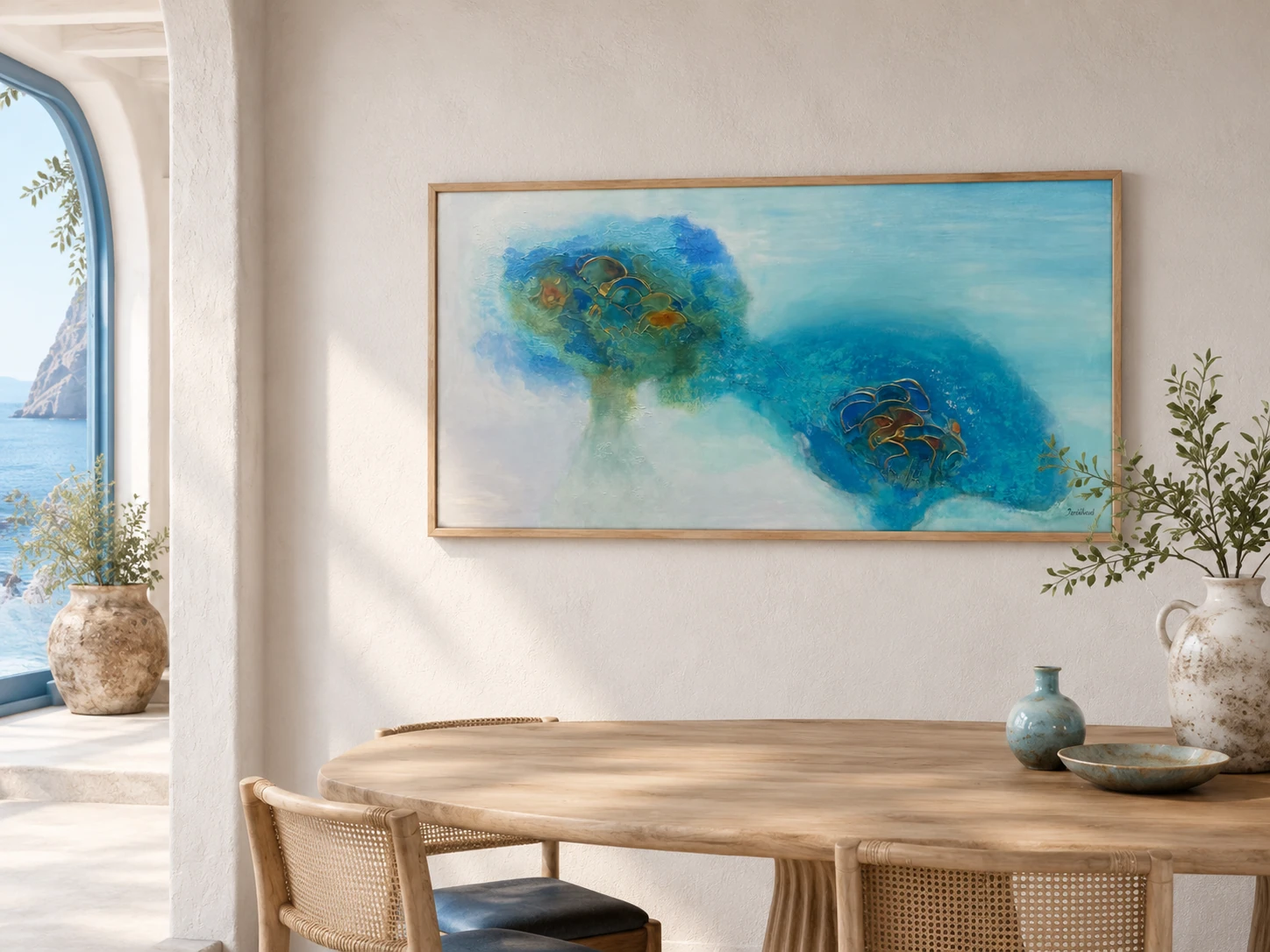 Blue connection — interior visualisation