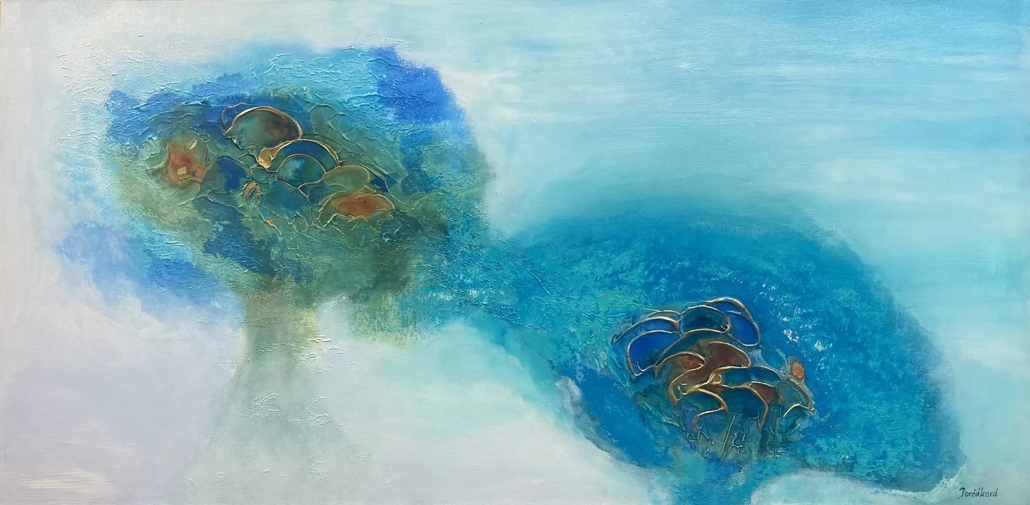 Blue connection by Ingrid Dorcak