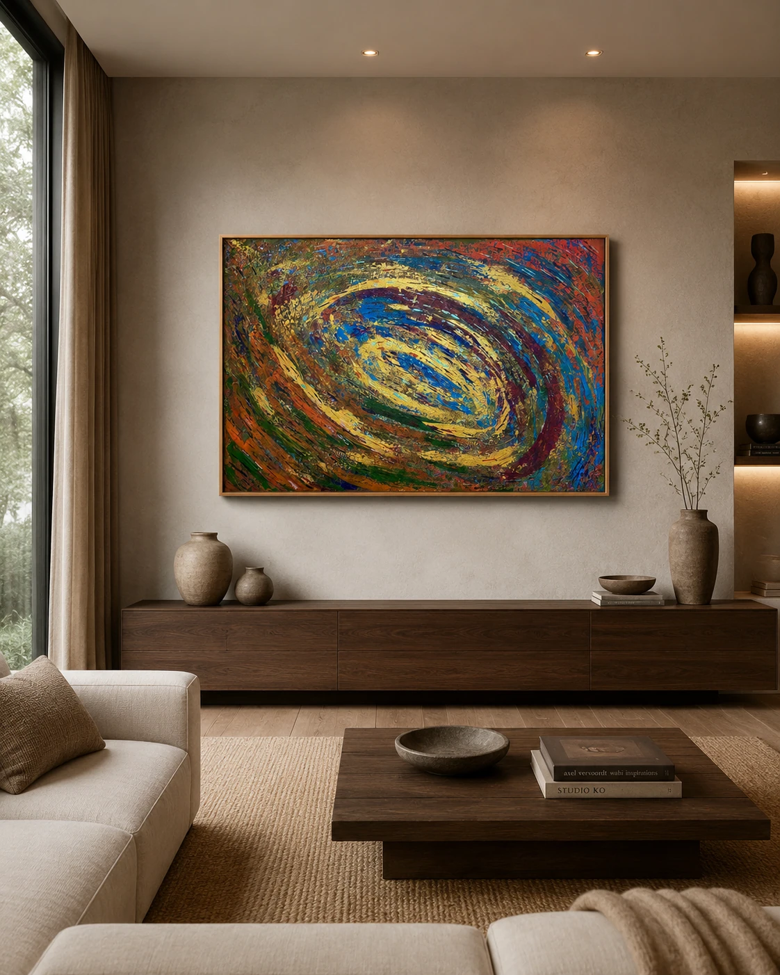 Inside Hurricane in a room — interior visualisation