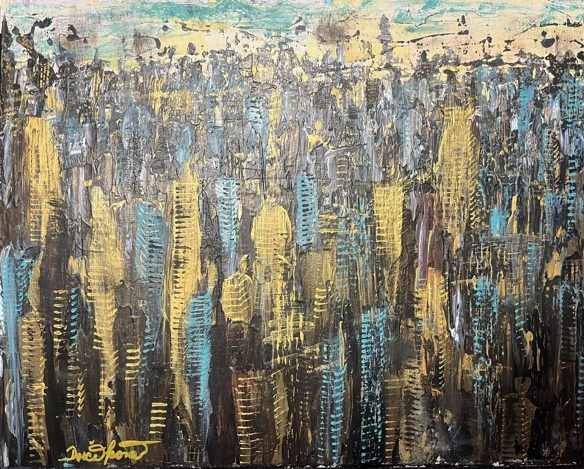 Rhytm of city life by Ingrid Dorcak